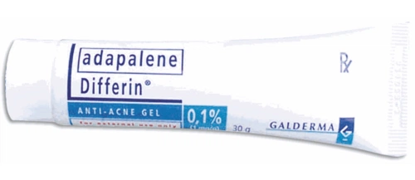 جعبه ژل ضدجوش Differin Gel آداپالن ۰.۱ درصد گالدرما حجم ۳۰ گرم