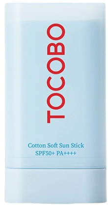 استیک ضدآفتاب توکوبو کاتن سافت SPF50+ PA++++ حجم ۱۹ گرم با فینیش نرم و مات