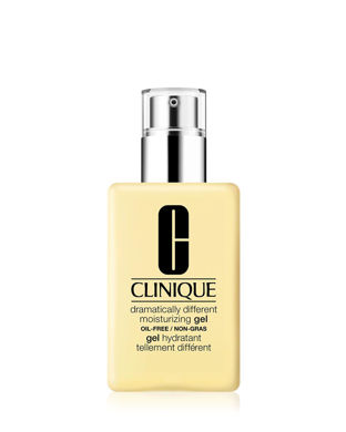 بطری پمپی ژل مرطوب‌کننده Clinique Dramatically Different Moisturizing Gel حجم ۱۲۵ میلی‌لیتر مناسب پوست چرب