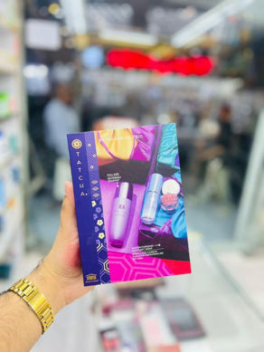 "پک پرایم و گلو تاچا – تصویر اصلی ست آماده‌سازی پوست و آرایش Tatcha Prime & Glow Trio Set – Main product image"