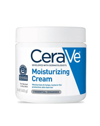 تصویر اصلی کرم مرطوب‌کننده سراوی ۴۵۴ گرم CeraVe Moisturizing Cream برای پوست خشک تا خیلی خشک